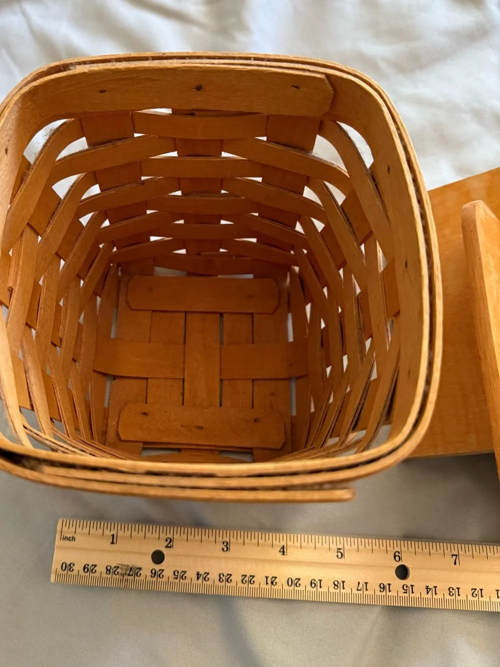 Longaberger Small Woven Basket in Warm Brown